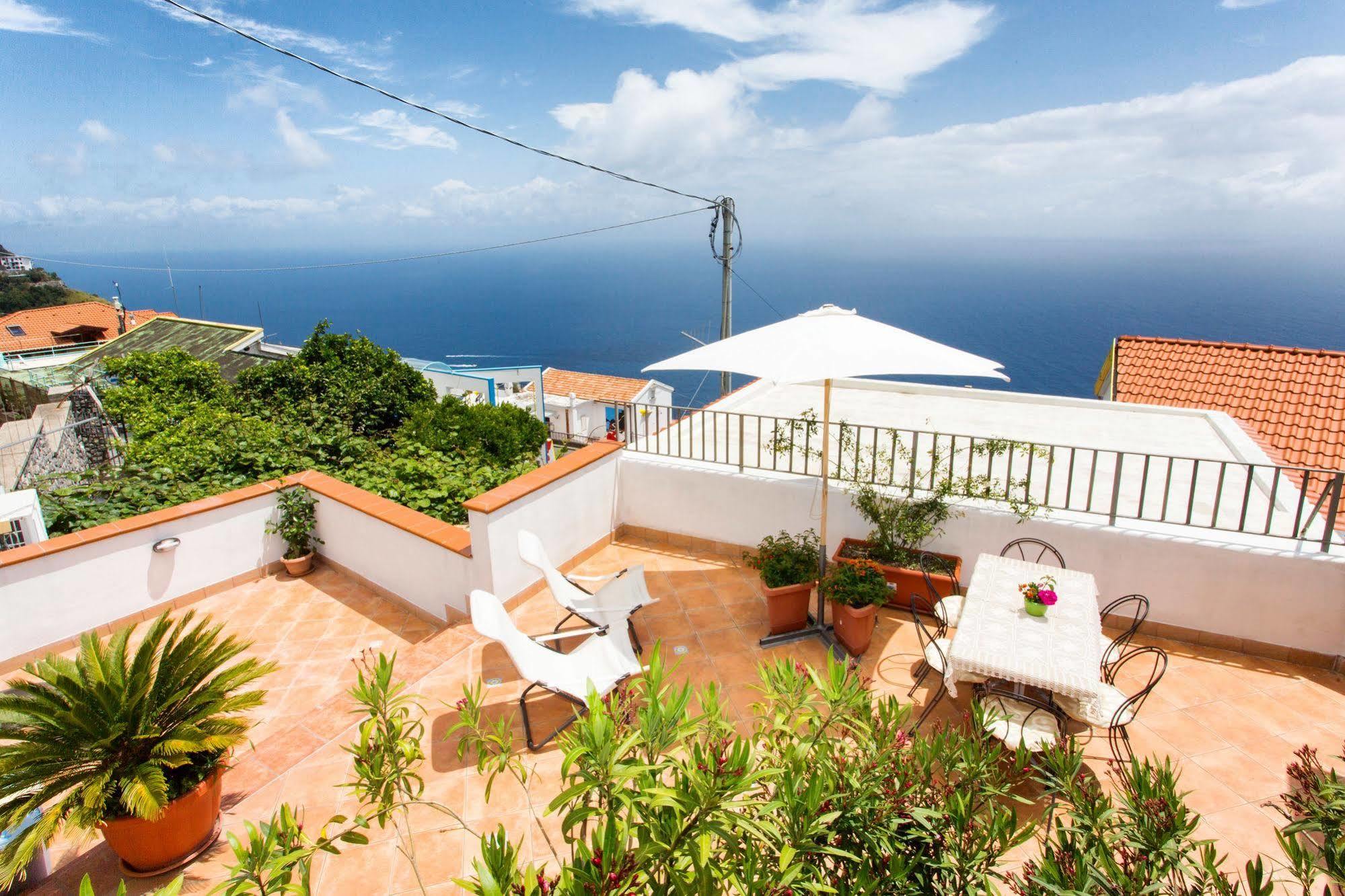 Il Rifugio Di Ela Villa Furore Bagian luar foto